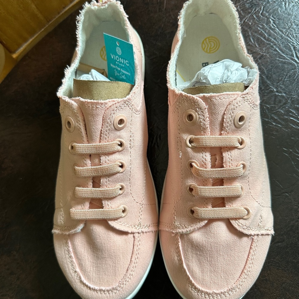 Vionic Rose Pink Sneakers